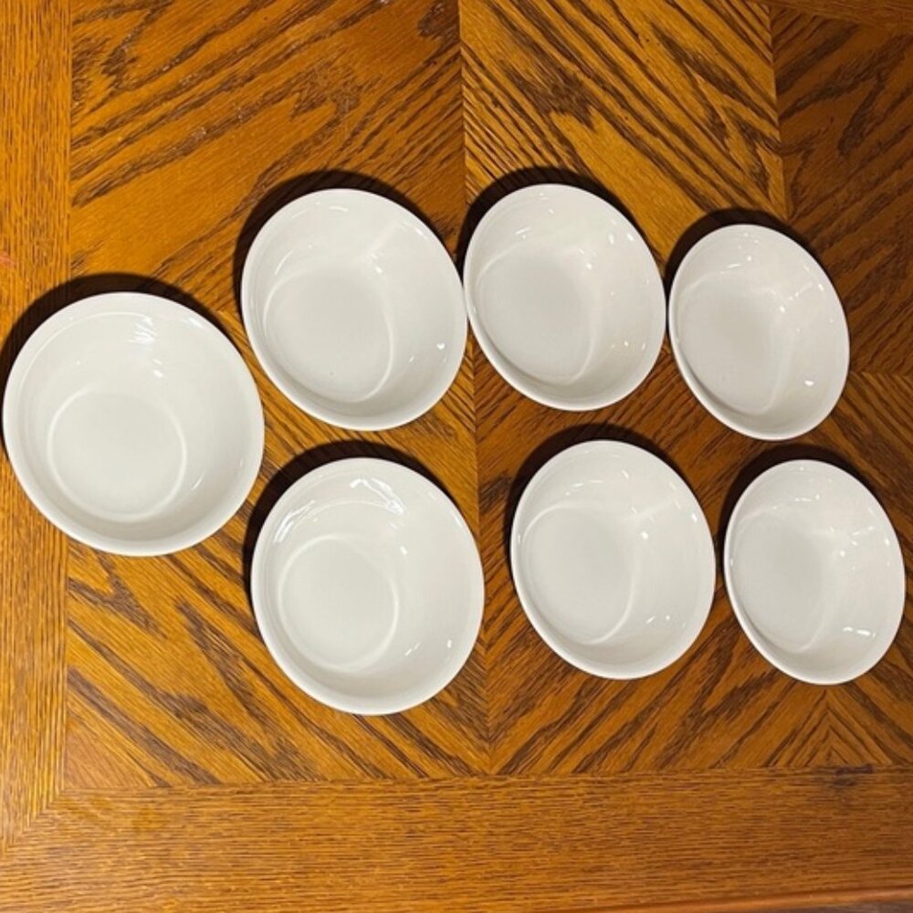 Corelle Sandstone 5 3/8" Fruit/Dessert (Sauce) Bowl Set of 7 - Picture 3 of 9